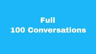 Full 100 English Conversations with subtitles | Easy Conversations | Beginners English