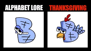 Reverse Alphabet Lore vs Turkey Alphabet Lore (A-Z) | Alphabet Lore x Thanksgiving @Mike Salcedo