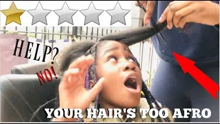 I WENT TO THE WORST RATED HAIR SALON IN MY CITY 😱 |WORST HAIR STYLIST EVER!!