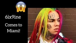 Tekashi 6ix9ine Comes to MIAMI for A Concert With SECURITY!