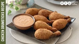 Crispy Chicken Drumsticks Recipe with Tangy Sauce✨ 🍗/Crispy on the outside and Juicy on the inside!