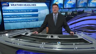 Video: Milder, windy Friday with some parts of NH seeing temps in the 50s