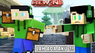 AKU REACTION MINECRAFT REWIND 2023 !! (REACTION PERTAMAKU)