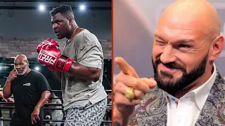 WATCH: Fury Mocks Francis Ngannou And Mike Tyson Training Footage