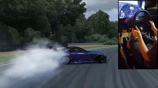 DRIFTMASTERS ROUND 3 PRACTICE AT DMVC HOPE (NRG ONBOARD WHEEL CAM) - 950HP 2JZ SUPRA!  #SHORTS