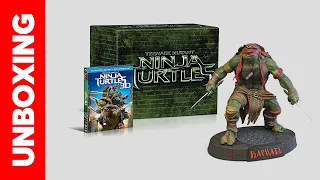 Unboxing : Teenage Mutant Ninja Turtles (2014) Blu-ray 3D Giftset with Raphael figure