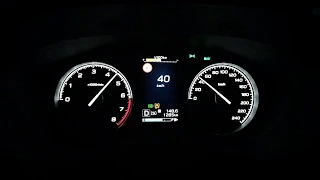 2020 Subaru Forester e-Boxer: acceleration 0 - 153 kmh