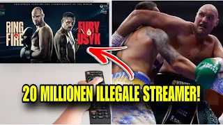 SCHOCK FÜR ILLEGALE STREAMER VON USYK VS FURY! ANALYSTEN DECKEN STANDORTE AUF!!