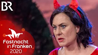 Ines Procter als teuflische Putzfrau | Fastnacht in Franken 2020 | Veitshöchheim | Kabarett & Comedy