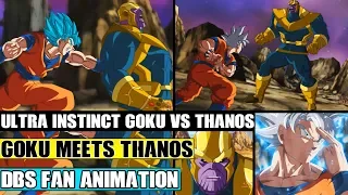 Beyond Dragon Ball Super: Ultra Instinct Goku Vs Thanos Finale! Full Power Goku Destroys Thanos