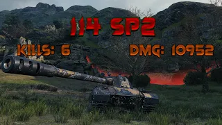 114 SP2 Tank Destroyers 10 lvl - 6 kills, 10.9k damage - World of Tanks