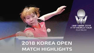 Zhu Yuling vs Chen Meng | 2018 Korea Open Highlights (Final)