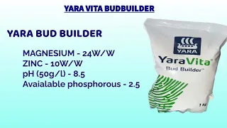 Yara Vita Bud builder - Budbuilder all details price , components usage and availibility.