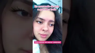 AZIA DURANTE A GRAVIDEZ É PORQUE VAI NASCER CABELUDO 🤡 | #shorts