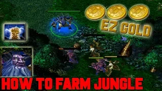 DOTA FURION - HOW TO FARM GOLD IN JUNGLE (Nature's Prophet)