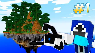 Sky Island Survival With Portal Gun - PORTAL #1