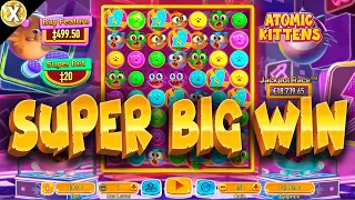 Insane Win! 🔥 Atomic Kittens 🔥 NEW Online Slot EPIC Big WIN - Habanero (Casino Supplier)