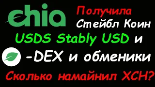 CHIA Стейбл Коин USDS и Чиа DEX и обмен без биржи - Что намайнил за 9 мес? Chia Light wallet