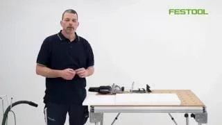 Festool Domino DF 500 Butted panel joint