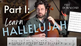 Learn Hallelujah Pt 1 ⭐ Adult Cello