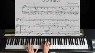 Love Is Blue - André Popp (Paul Mauriat) | Piano Tutorial