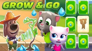 Talking Tom Gold Run New Eco Event Lucky Cards Super Angela vs Roy Raccoon Gameplay