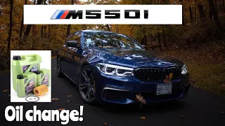 How To Do An Oil Change (BMW G30 M550i)