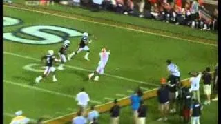 2010 Clemson @ Auburn - Jamie Harper TD Grab, wheel route