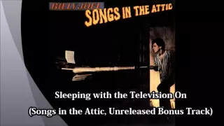 Billy Joel: Sleeping with the Television On [Songs in the Attic, 1981]