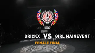 Drickx vs Girl Mainevent | Female Final | EBS World Final 2022