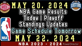 NBA Game Results Today | May 20, 2024| Playoff Standing Updates #nba #standings #games #playoffs