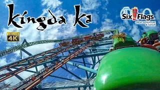 2021 Kingda Ka Roller Coaster On Ride 4K POV Six Flags Great Adventure