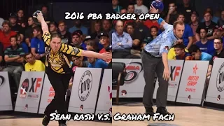 2016 Badger Open Semi-Final Match - Graham Fach V.S. Sean Rash