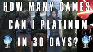 How Many Platinums Can I Get In 30 Days?