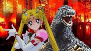 sailor gaurdians vs godzilla short music video