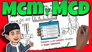 🔴 MÍNIMO COMÚN MÚLTIPLO y MÁXIMO COMÚN DIVISOR (mcm y MCD)