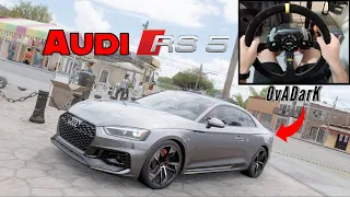 Audi RS5 Forza Horizon 5 ( Steering Wheel + Shifter ) Logitech g29 Gameplay 4K