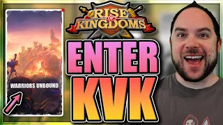 Entering Warriors Unbound KvK [vs my old kingdom]  2605, 1846, 1175, 1254, 1302 in Rise of Kingdoms