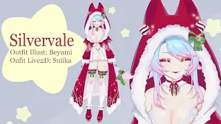 【 Live2D Showcase 】 Silvervale's Christmas Outfit