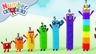 @Numberblocks | Seven Steps 👣 | Learn to Count