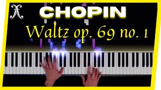 How to play Chopin Waltz op 69 no 1