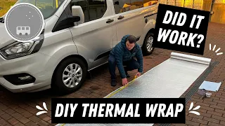 DIY Pop Top Thermal Wrap | Campervan | Family Vanlife #fordnugget #poptop #campervan