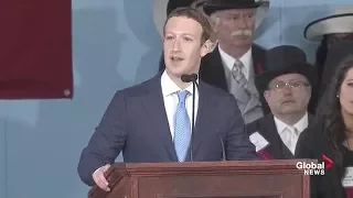 Facebook CEO Mark Zuckerberg delivers Harvard commencement full speech