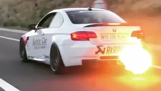 BMW M3 E92 Flames