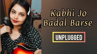 Kabhi Jo Badal Barse | Soumita Sarkar | The Bong Singer | Female Guitar Cover | Shreya Ghoshal