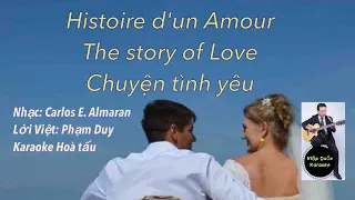 Histoire D'un Amour-The Story Of Love-Chuyện Tình Yêu-Karaoke Hòa Tấu-Gm-Pop-T104-Quốc Hiệp