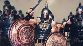 500 Myrmidons of Achilles VS 50,000 Romans Greeks Barbarians and Persians - Cinematic Battle