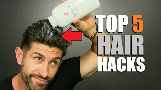 TOP 5 Hair Hacks EVERY GUY SHOULD TRY!