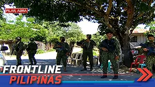 Standoff sa pagitan ng mga pulis at tauhan ni Pilar, Abra Vice Mayor Disono