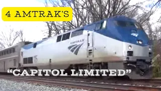 AMTRAK P029 with 2 Engines Knocks Down Signal